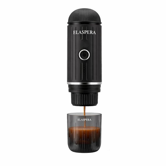 Elaspera | Portable Espresso Maker with 7500mAh Battery ? Nespresso Compatible for Barista-Quality Coffee Anywhere