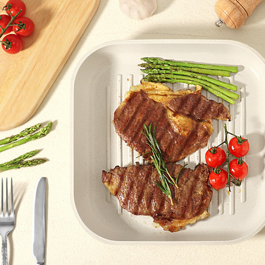 Culinary Master | Heavy-Duty Grill Pan with Smokeless Technology ? Fast Heating for Indoor Cooking 1