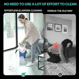 Handheld Steam Cleaner 1200W - Multi-Surface Pressurized Steamer with 10 Accessories for Kitchen, Bathroom, Car & Floor Cleaning