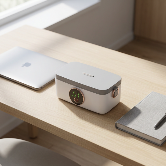 Wireless Electric Lunch Box | Portable Food Warmer with 5 Heating Levels for Convenient On-the-Go Meal Heating