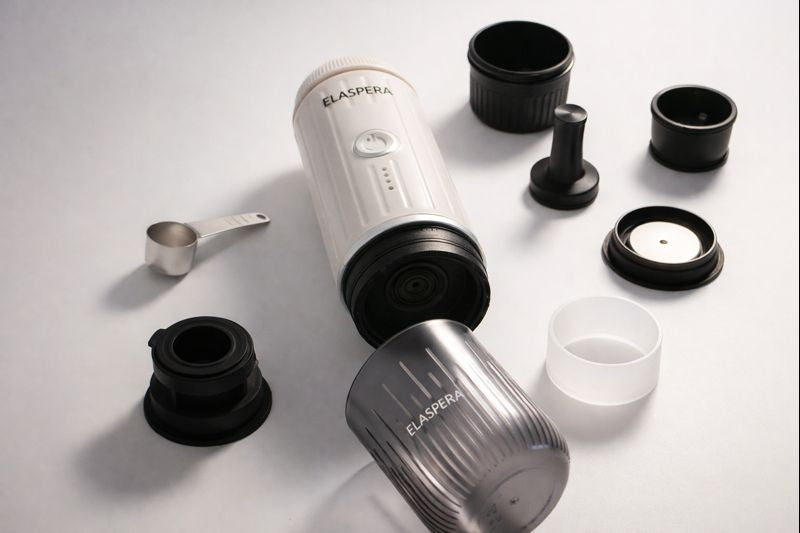 Elaspera | Portable Espresso Maker with 7500mAh Battery ? Nespresso Compatible for Barista-Quality Coffee Anywhere