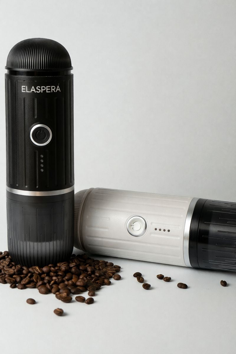 Elaspera | Portable Espresso Maker with 7500mAh Battery ? Nespresso Compatible for Barista-Quality Coffee Anywhere