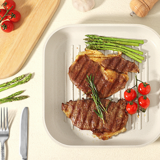 Culinary Master | Heavy-Duty Grill Pan with Smokeless Technology ? Fast Heating for Indoor Cooking 1