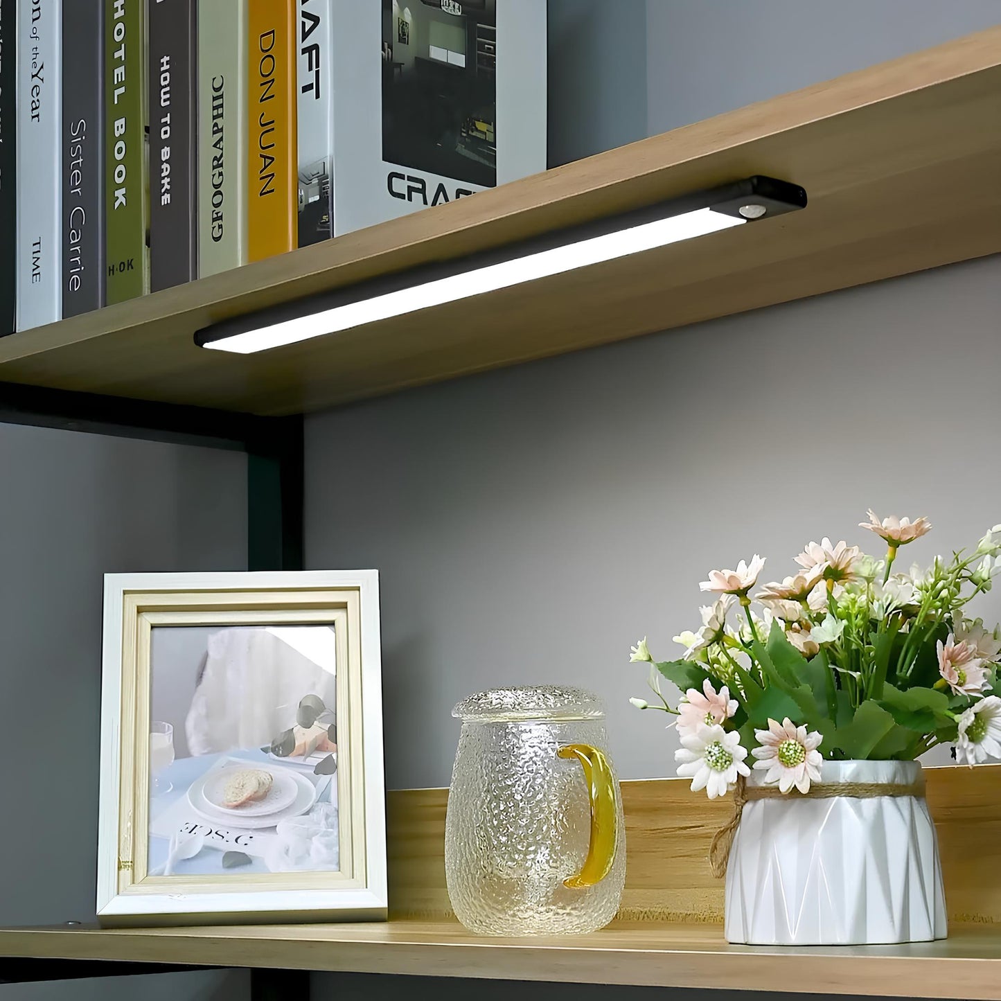Luminara | Sleek Rechargeable Motion Sensor LED Light Fixture 6