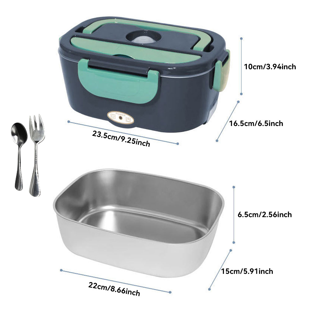 Portable Electric Lunch Box | 1.5L Food Warmer with USB Charging ? Ideal for On-the-Go Meals 1