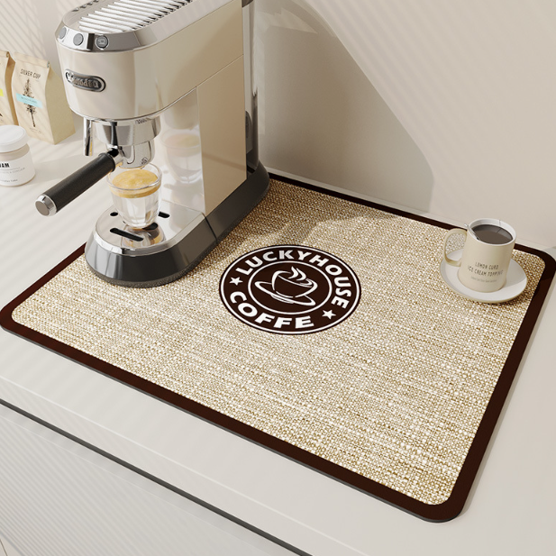 Quick-Dry Absorbent Dish Drying Mat with Water-Resistant Base for Clean Countertops 12