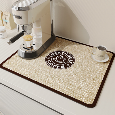 Quick-Dry Absorbent Dish Drying Mat with Water-Resistant Base for Clean Countertops 12