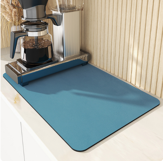 Quick-Dry Absorbent Dish Drying Mat with Water-Resistant Base for Clean Countertops 1