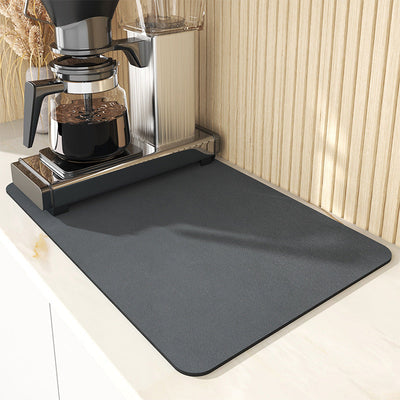 Quick-Dry Absorbent Dish Drying Mat with Water-Resistant Base for Clean Countertops 3