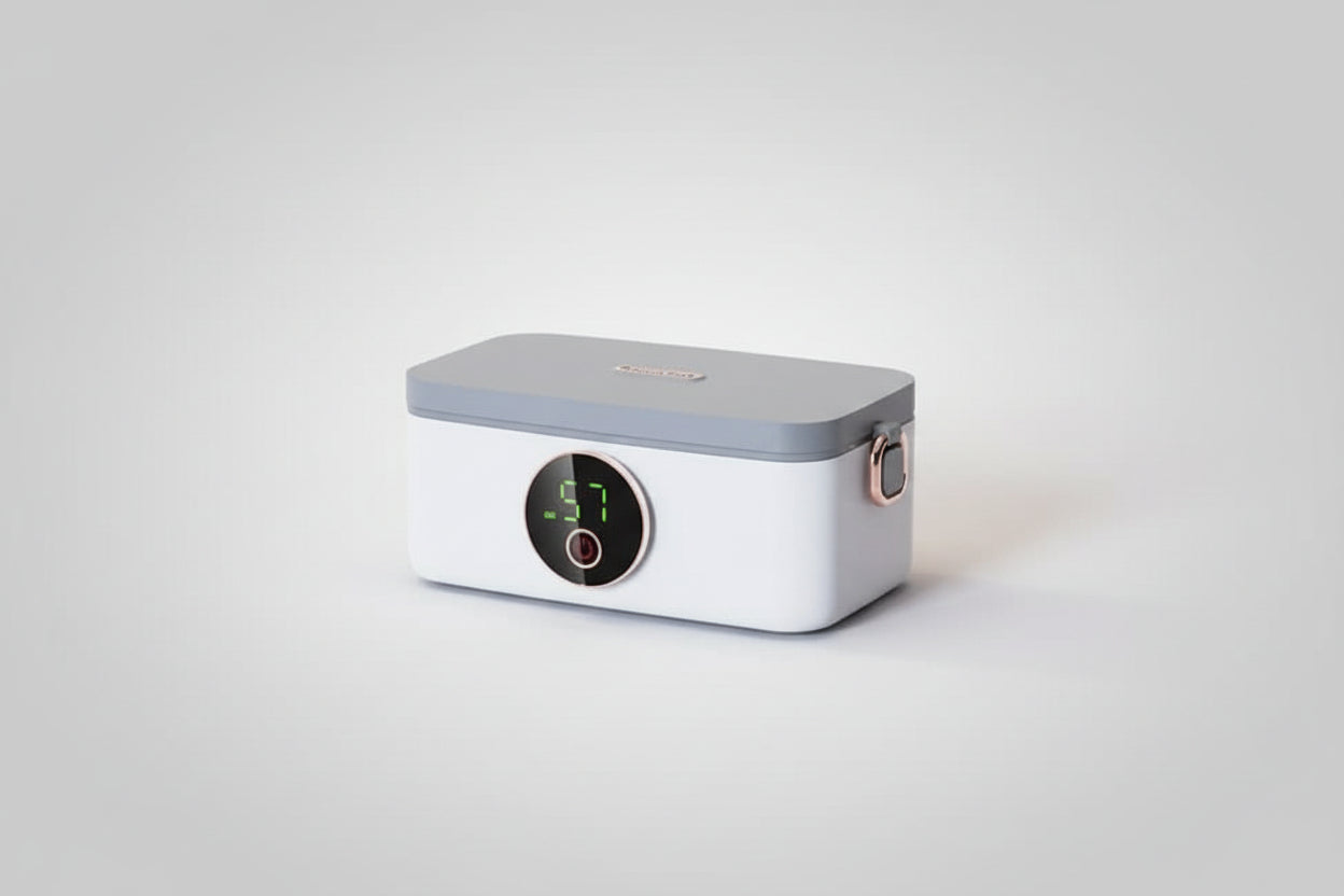 Wireless Electric Lunch Box | Portable Food Warmer with 5 Heating Levels for Convenient On-the-Go Meal Heating 1