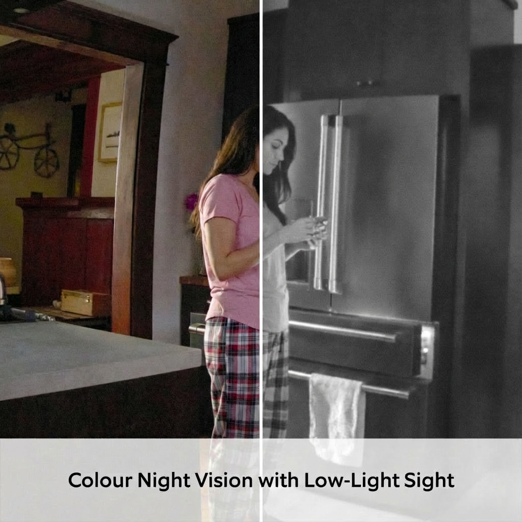 Indoor Security Camera 2K - Wireless WiFi Home Camera with Night Vision, Motion Detection & Two-Way Audio | Smart Home Surveillance