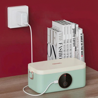 Wireless Electric Lunch Box | Portable Food Warmer with 5 Heating Levels for Convenient On-the-Go Meal Heating