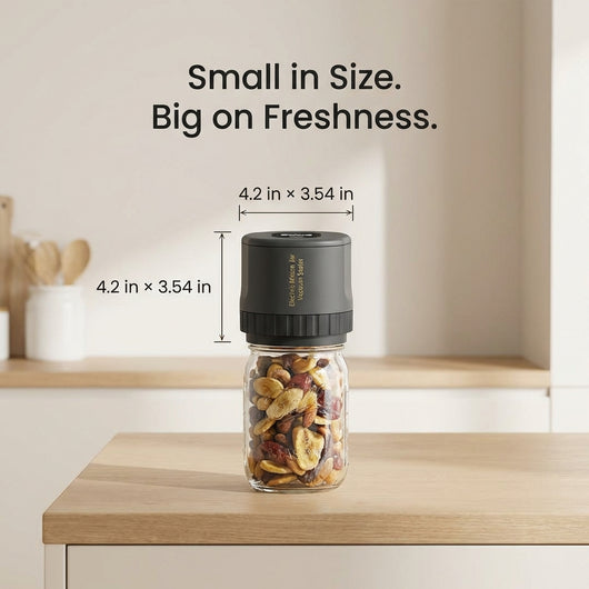 Elaspera VakuSeal One™ | One-Touch Vacuum Sealer That Keeps Food Fresh 5X Longer